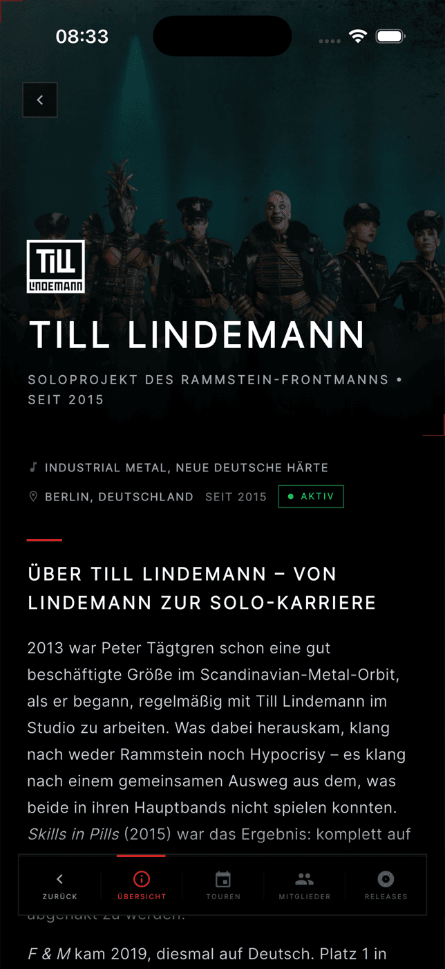 Till Lindemann Profil