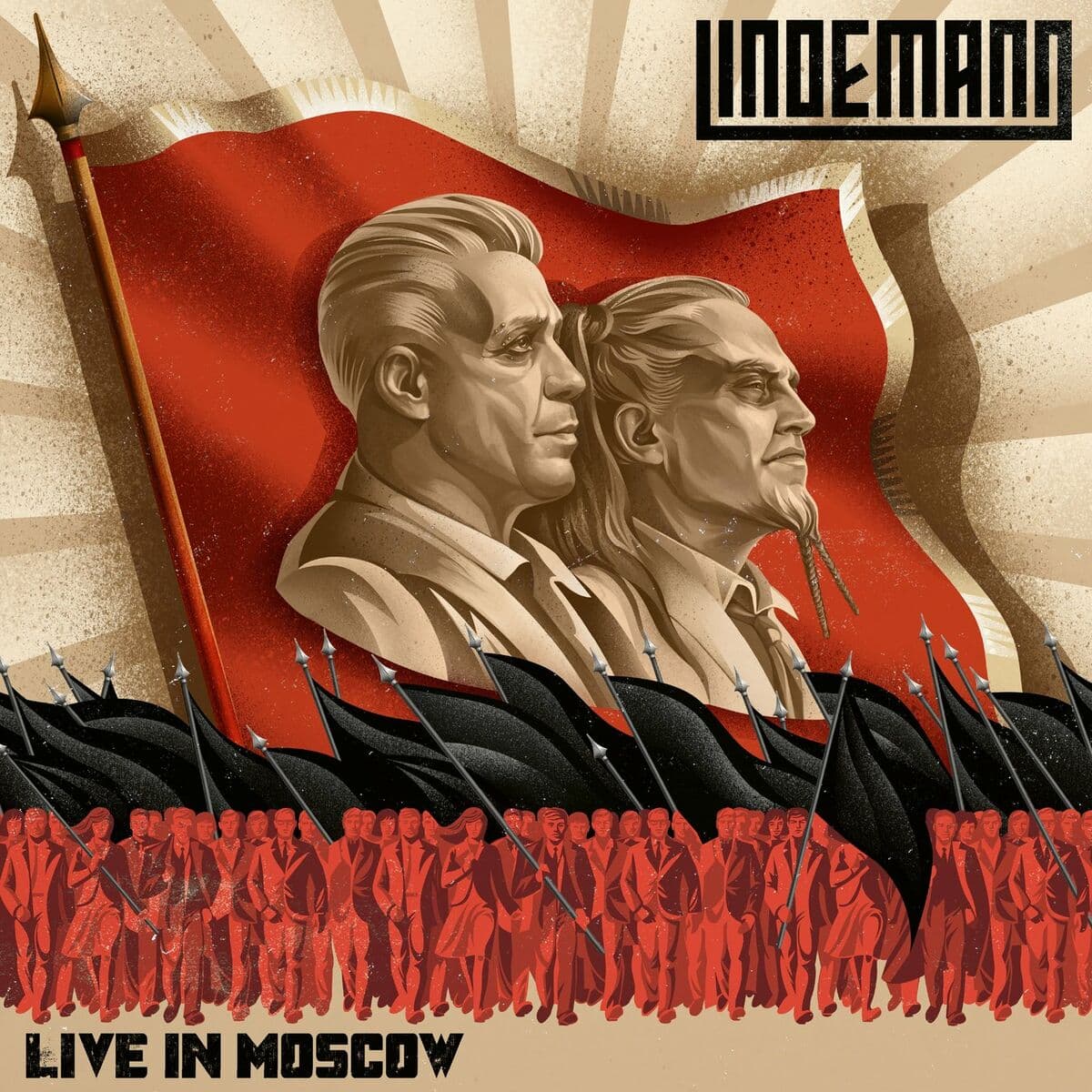 Live in Moscow Album Cover - Lindemann