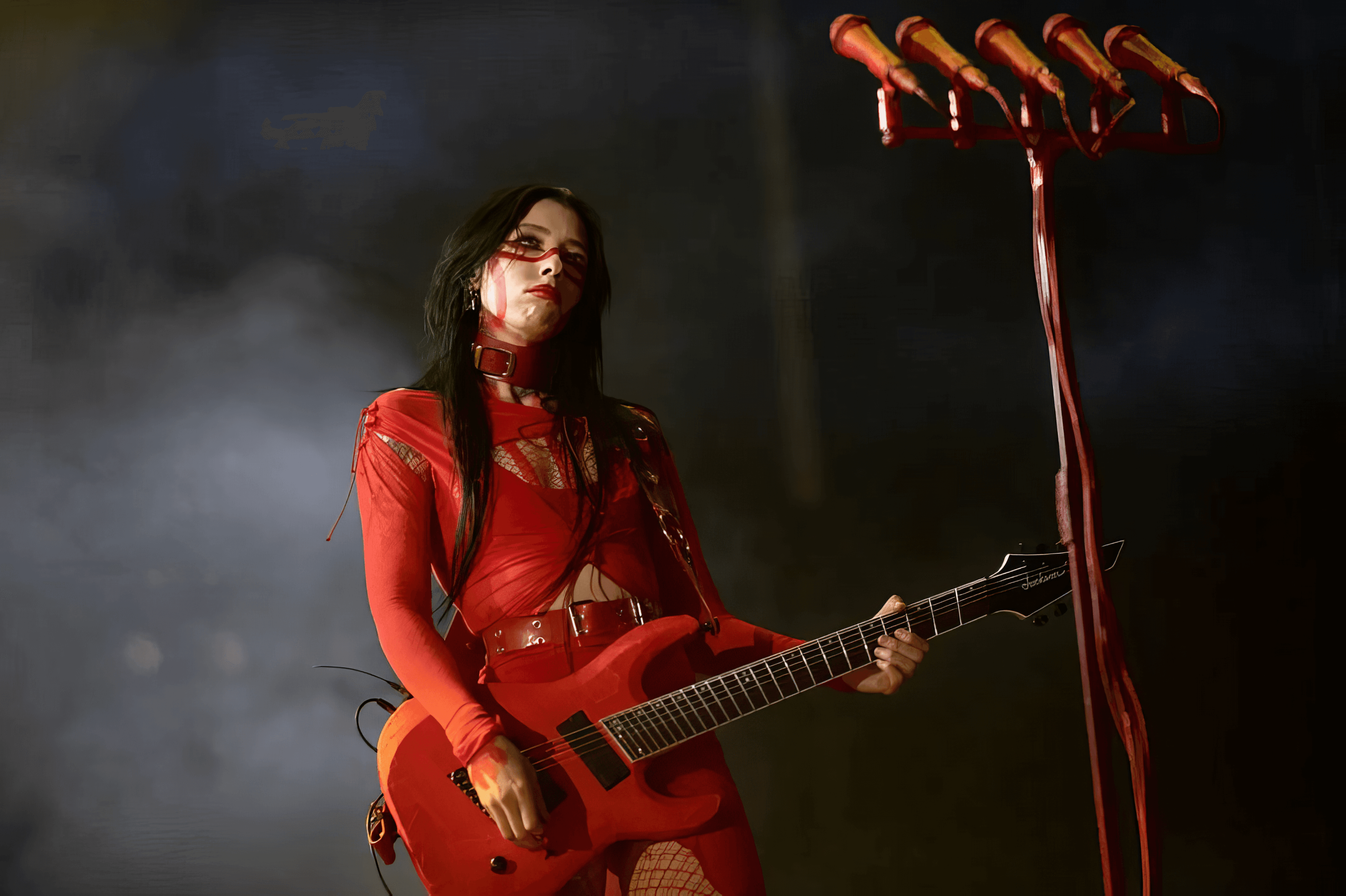 Jes Paige auf der Bühne - Till Lindemann