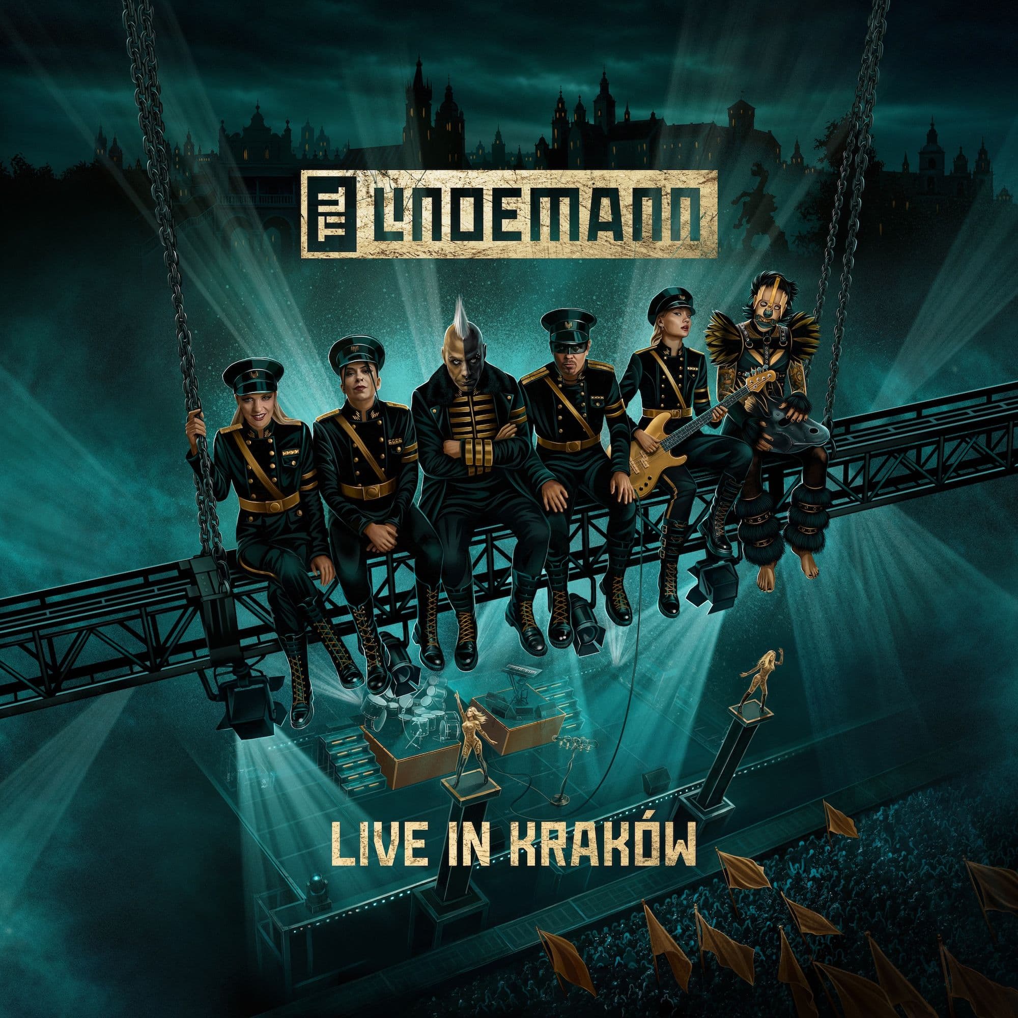 Cover of the live album 'Live in Kraków' by Till Lindemann