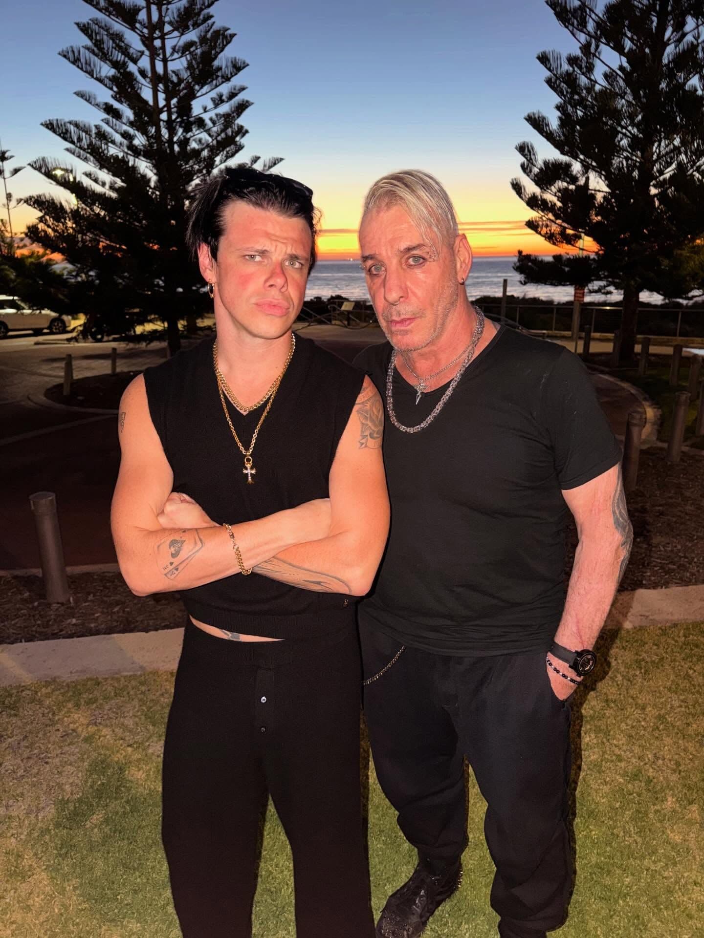 Lindemann und Yungblud in Australien