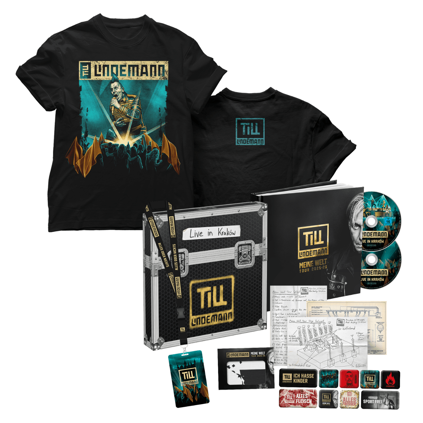 Live in Krakow - Box + T-Shirt Bundle — Box mit T-Shirt