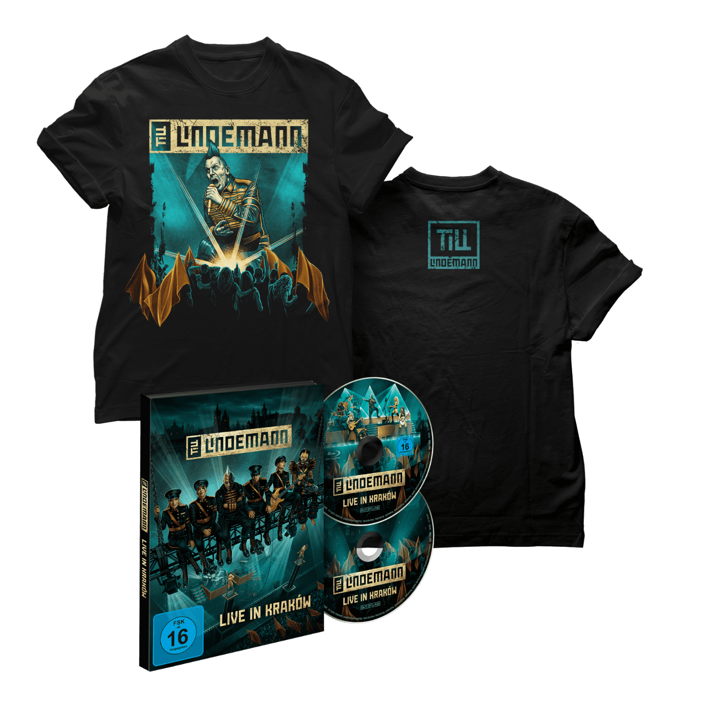 Live in Krakow - Blu-Ray + CD Digipak + T-Shirt Bundle — Digipak mit T-Shirt